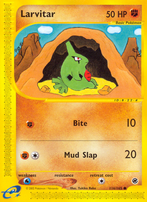 Larvitar (116/165) [Expédition : Ensemble de base] 