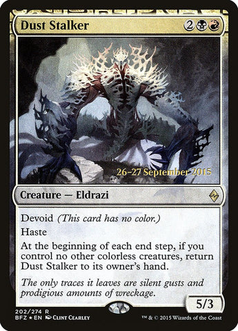 Dust Stalker  (Prerelease) [Battle for Zendikar Prerelease Promos]