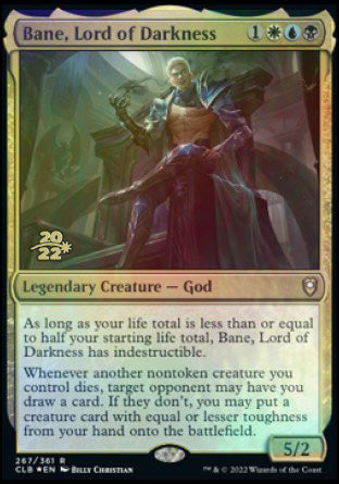 Bane, Lord of Darkness [Commander Legends: Battle for Baldur's Gate Prerelease Promos]