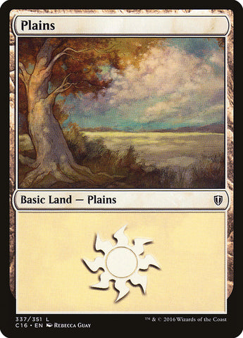 Plains (#337) [Commander 2016]