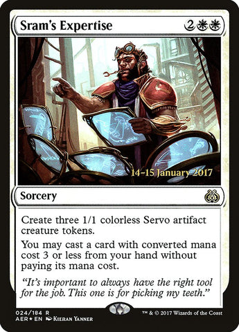 Sram's Expertise  (Prerelease) [Aether Revolt Prerelease Promos]