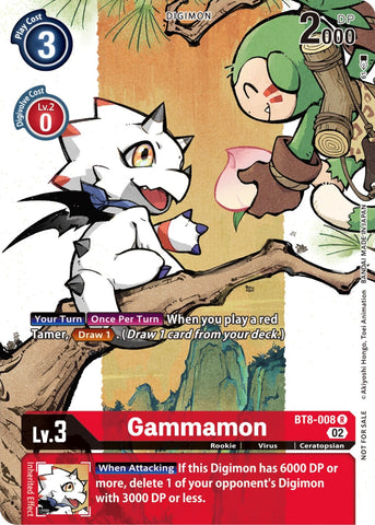 Gammamon [BT8-008] (Digimon Illustration Competition Promotion Pack) [New Awakening Promos]