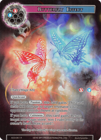 Butterfly Effect (Full Art) (AO3-061) [Alice Origin III]