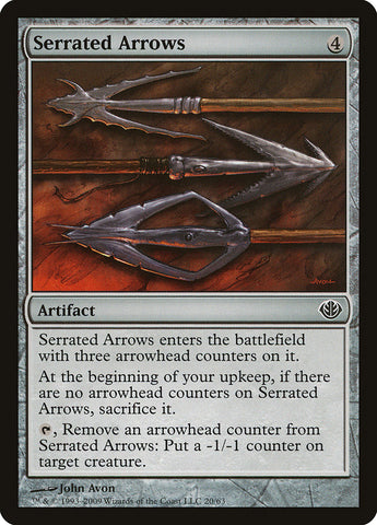 Serrated Arrows [Duel Decks: Garruk vs. Liliana]