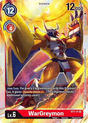 WarGreymon [ST1-11] (Event Pack) [Starter Deck : Gaia Red Promos] 