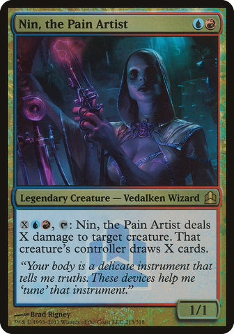 Nin, the Pain Artist (Launch) (Oversized) [Commander 2011 Prerelease Promos]