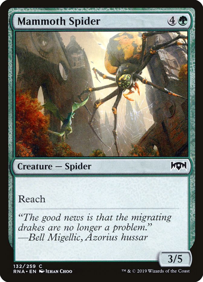 Araignée mammouth [Allégeance de Ravnica] 