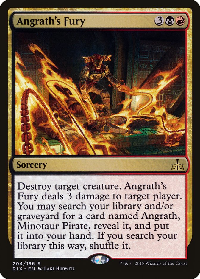 Furia de Angrath [Rivales de Ixalan] 