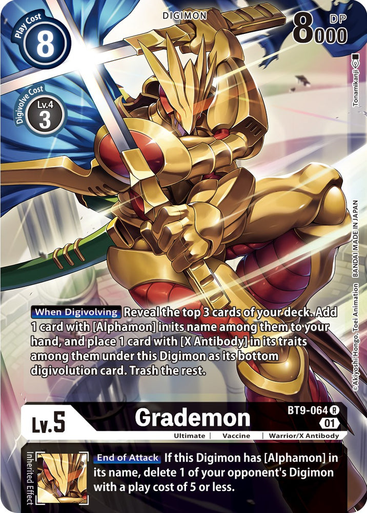 Grademon [BT9-064] (Alternate Art) [X Record]