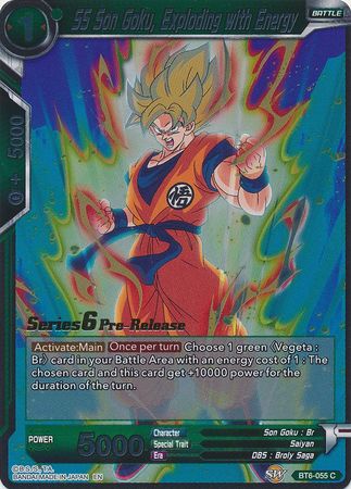 SS Son Goku, Explotando con Energía (Destroyer Kings) [BT6-055_PR] 