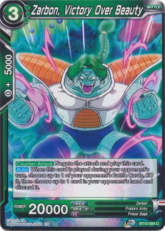 Zarbon, Victory Over Beauty (BT10-084) [Rise of the Unison Warrior 2nd Edition]