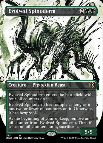 Evolved Spinoderm (Borderless Ichor) [Phyrexia: All Will Be One]