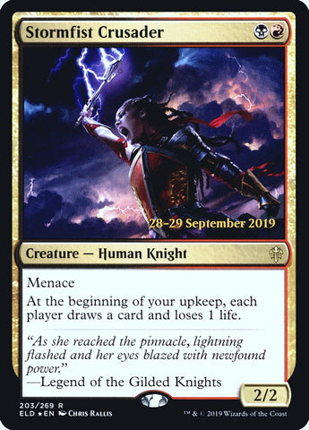 Stormfist Crusader  [Throne of Eldraine Prerelease Promos]