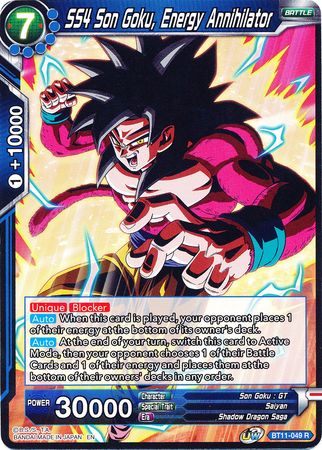 SS4 Son Goku, Energy Annihilator [BT11-049]