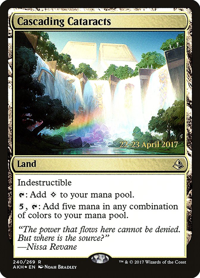 Cascading Cataracts  (Prerelease) [Amonkhet Prerelease Promos]