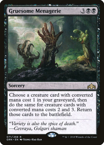 Ménagerie horrible [Guildes de Ravnica] 