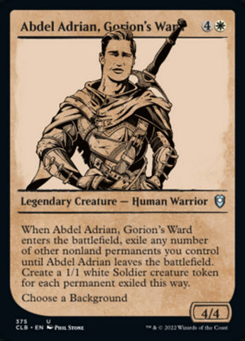 Abdel Adrian, Gorion's Ward (Exhibición) [Commander Legends: Battle for Baldur's Gate] 