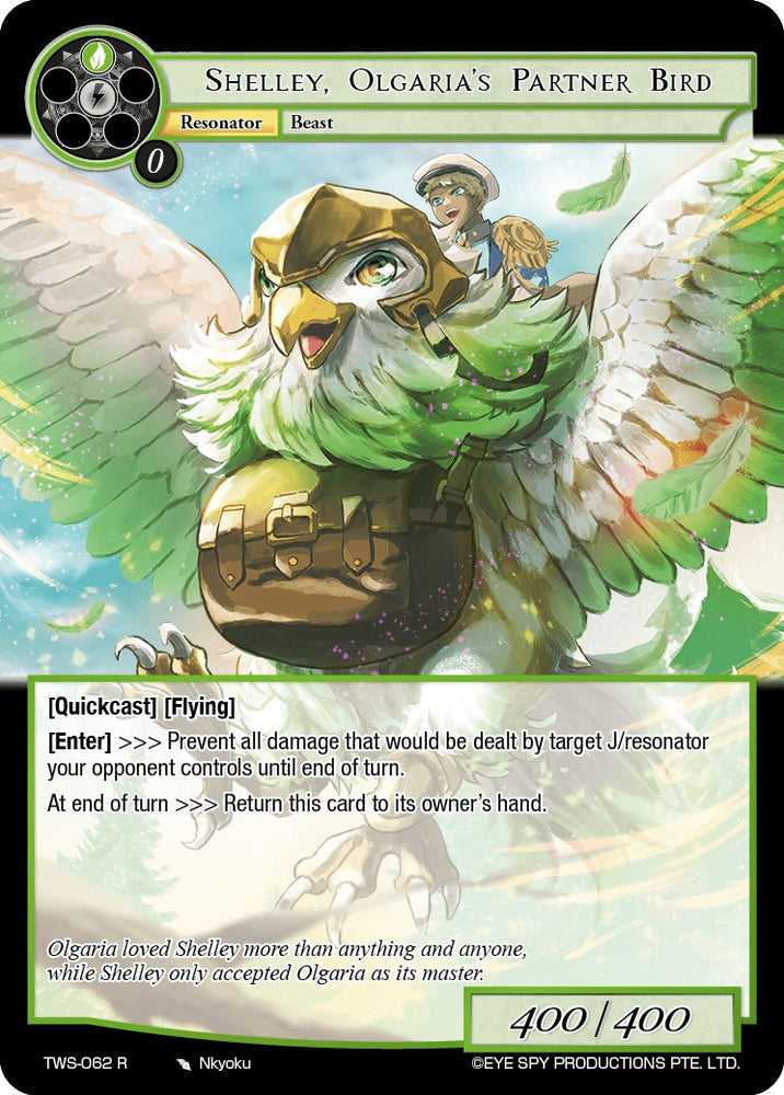 Shelley, Olgaria's Partner Bird (TWS-062 R) [The War of the Suns]