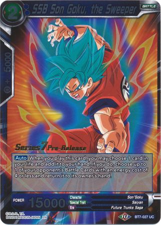 SSB Son Goku, the Sweeper (Assault of the Saiyans) [BT7-027_PR]