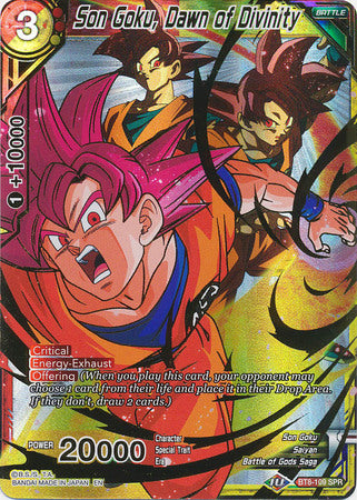 Son Goku, el Amanecer de la Divinidad (SPR) [BT8-109] 