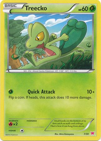 Treecko (7/30) [XY: Kit de entrenador 2 - Latias] 