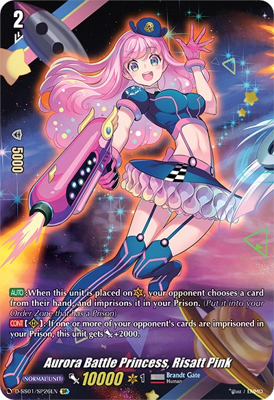 Aurora Battle Princess, Risatt Pink (D-SS01/SP26EN) [Festival Collection 2021]