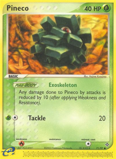 Pinéco (71/97) [EX : Dragon] 