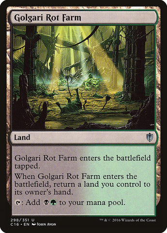 Golgari Rot Farm [Commandant 2016] 