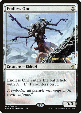 Endless One  (Prerelease) [Battle for Zendikar Prerelease Promos]