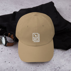 "Card Icon" (White) Dad hat