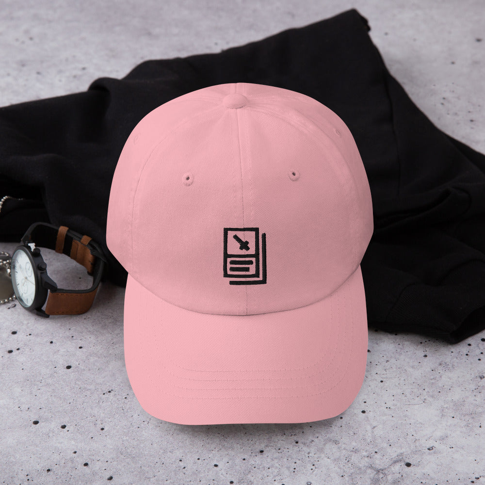 "Card Icon" (Black) Dad hat