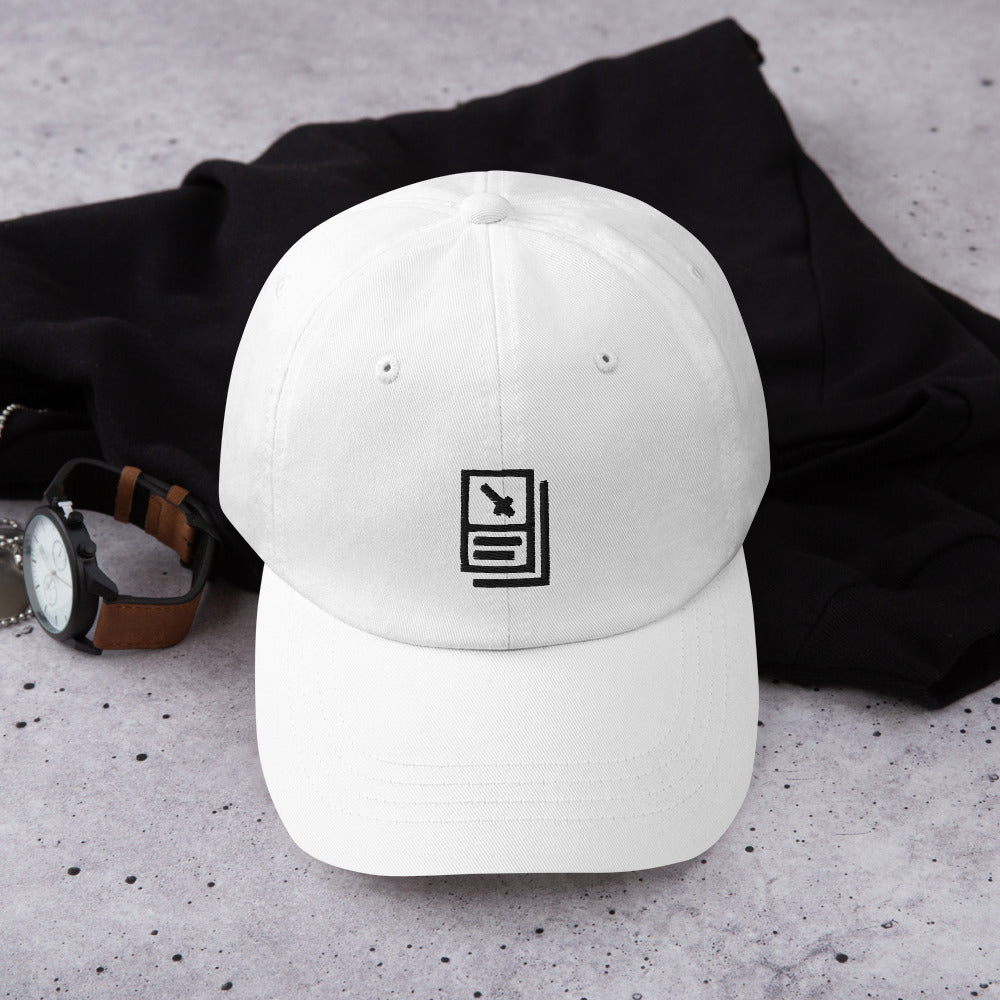 "Card Icon" (Black) Dad hat