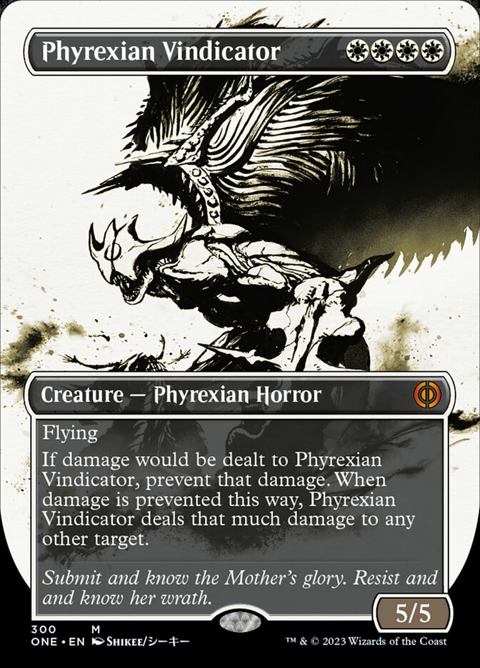 Phyrexian Vindicator (Borderless Ichor) [Phyrexia: All Will Be One]