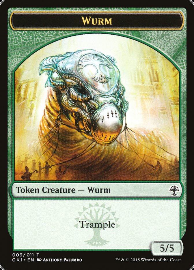 Wurm // Saproling [GRN Guild Kit Tokens]