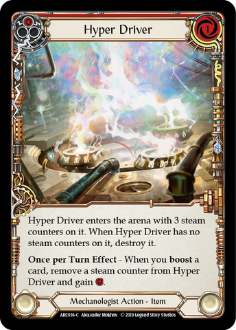 Hyper Driver [ARC036-C] 1.ª edición Lámina arcoíris 