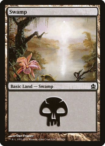 Swamp (#307) [Commander 2011]