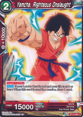 Yamcha, Righteous Onslaught [BT12-008]