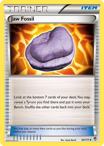Mâchoire fossile (94/111) [XY : Poings furieux] 