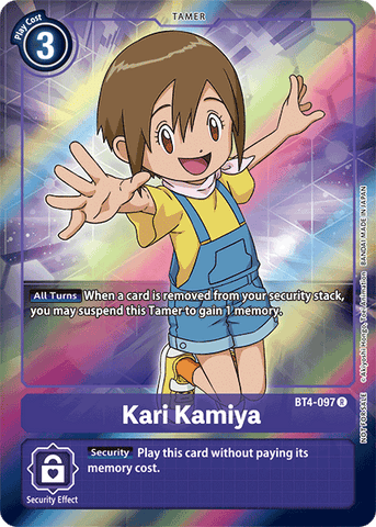 Kari Kamiya [BT4-097] (Promoción Buy-A-Box) [Promociones Great Legend] 