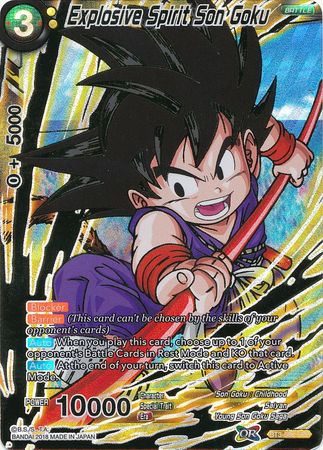 Explosive Spirit Son Goku (SPR) [BT3-088]