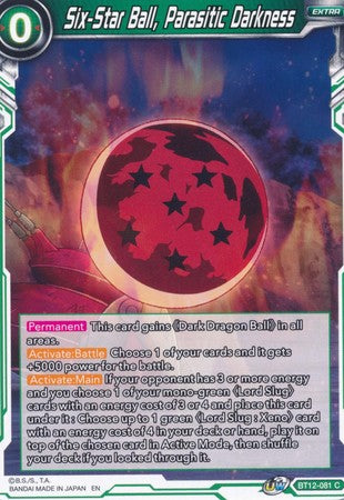 Six-Star Ball, Parasitic Darkness [BT12-081]