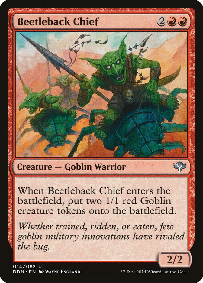 Beetleback Chief [Duel Decks: Velocidad vs. Astucia] 