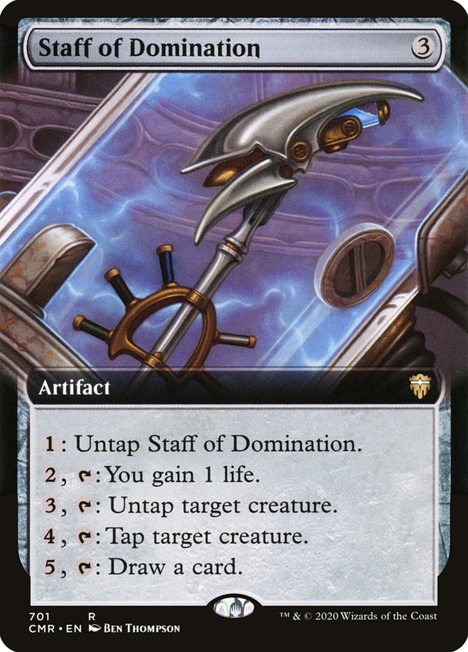 Bâton de domination (art étendu) [Commander Legends] 