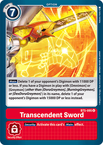 Transcendent Sword [BT5-095] [Battle of Omni]