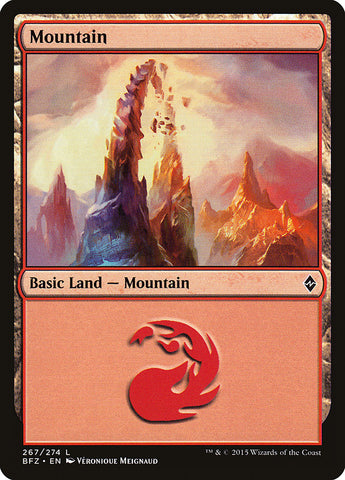 Montaña (#267a) [Batalla por Zendikar] 