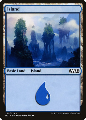 Island (#265) [Core Set 2021]