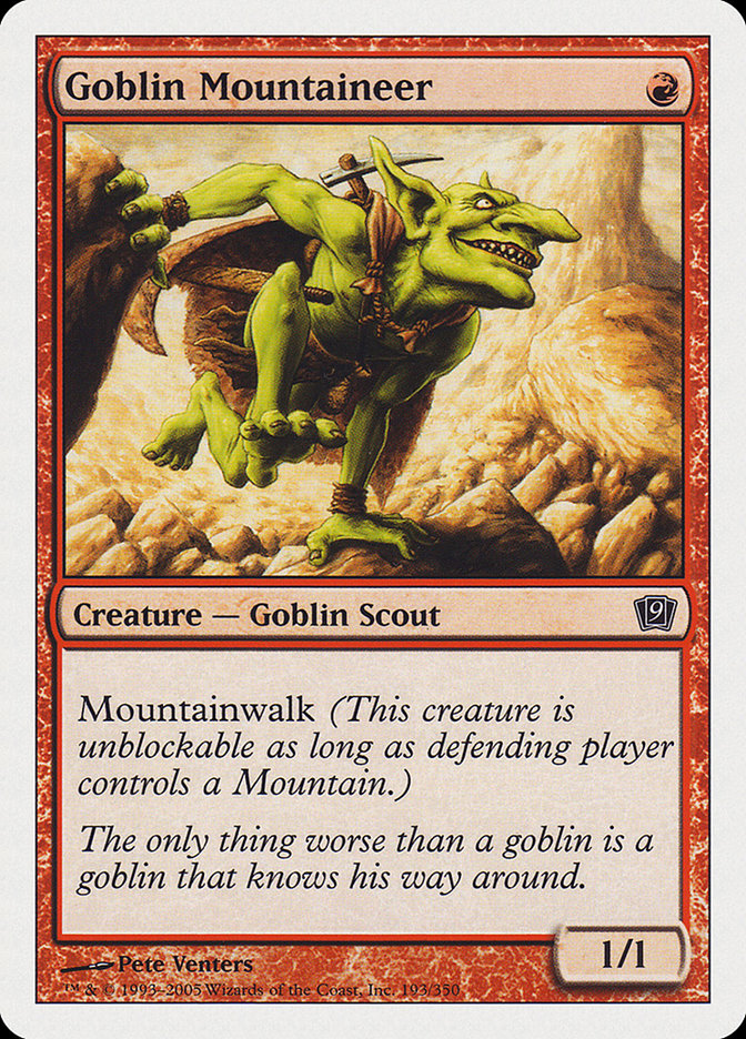 Goblin Mountaineer [Novena edición] 