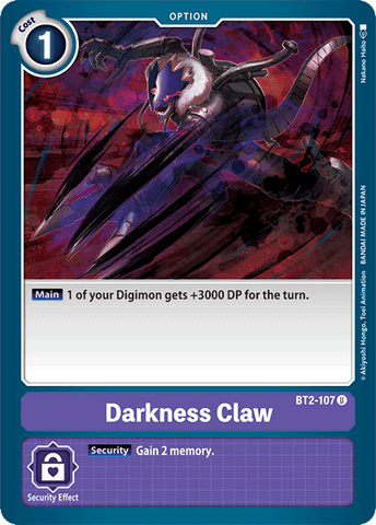 Darkness Claw [BT2-107] [Release Booster Ver.1.0]