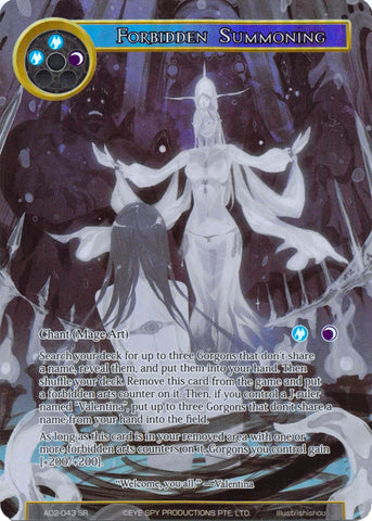 Forbidden Summoning (Full Art) (AO2-043) [Alice Origin II]