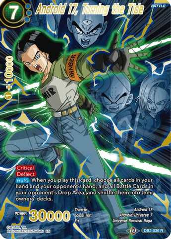 Android 17, Turning the Tide (Alternate Art) [DB2-036_R]